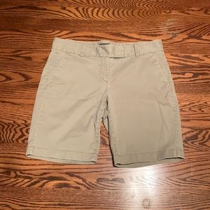 Ann Taylor tan shorts. Size 8 Petite.
